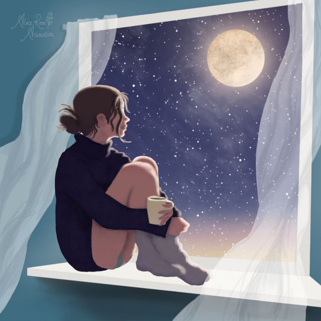 Star Gaze, digital print